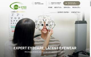 You & Eyes - Winter Garden website