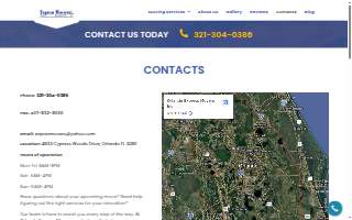 Orlando Express Movers Inc of Horizon West website