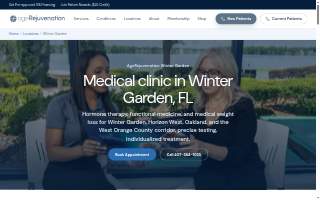AgeRejuvenation - Winter Garden website