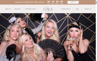 Instant Memories Photo booth Rentals website