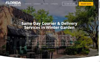A.S.A.P. Courier Services website