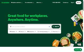 Chef's Salas Catering website