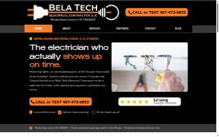 Bela Tech Electrical Contractor LLC of Hunters Creek website