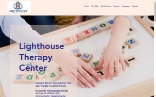 Lighthouse Therapy Center website