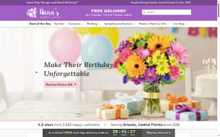 Anna's Florist & Gifts website