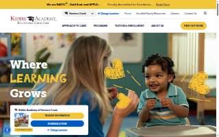 Kiddie Academy of Hunters Creek website