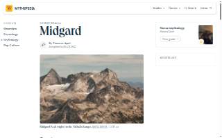 Midgard Self Storage website