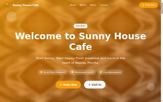 Sunny House Cafe website