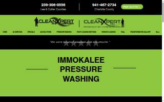 Immokalee Pressure Washing website