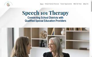 Speech 101 Therapy of Gulf Gate Estates website