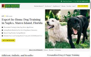 Canine Behavioral Services website