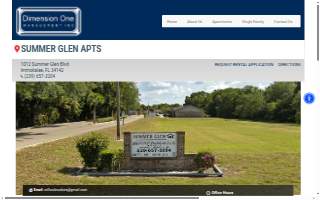Summer Glen Apartments website