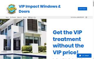VIP Impact Windows and Doors LLC website
