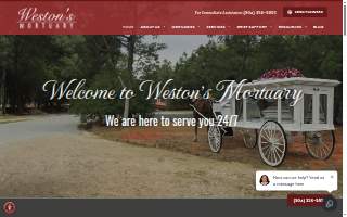 Weston's Mortuary website
