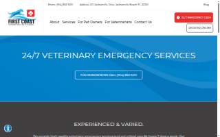 First Coast Veterinary Specialists & Emergency of Jacksonville Beach website