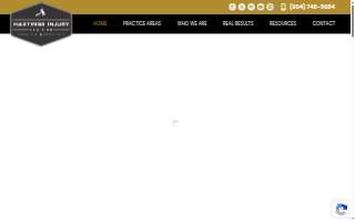 Hastings Injury Law Firm website