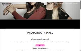 PhotoBooth Pixel website