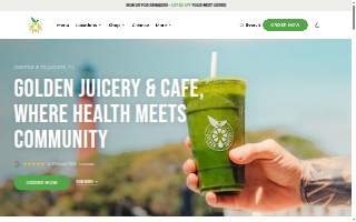 Golden Juicery website
