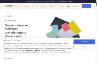 Mailroom Plus website