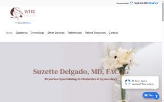 Suzette Delgado, M.D., FACOG website