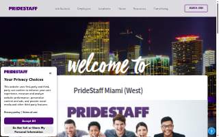 Staffing Resources of Miami website