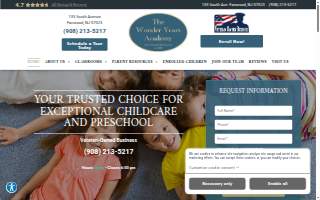 The Wonder Years Academy website