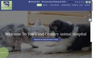 Town and Country Animal Hospital website