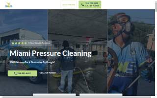 GWS Pressure Cleaning - Miami website