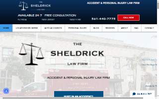 The Sheldrick Law Firm website