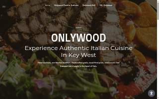 Onlywood Pizzeria Trattoria website
