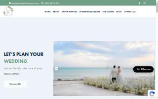 Family Affair Key West Wedding & Event Services website