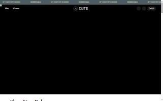 Cuts Above Hair & Nails website