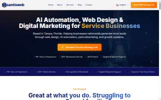SantisWeb Marketing Agency of Keystone website