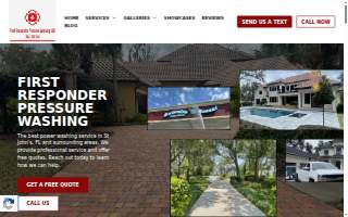 First Responder Pressure Washing LLC website