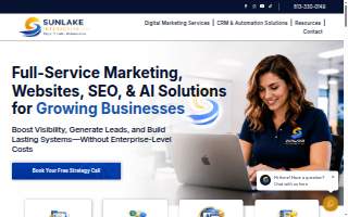 Sunlake Interactive website