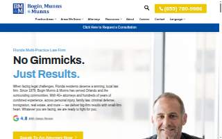 Bogin, Munns & Munns Personal Injury & Car Accident Lawyers Kissimmee website