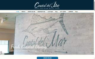 Coastal Del Mar - Seafood Grill website