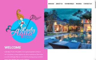 Lady Aqua Pools website