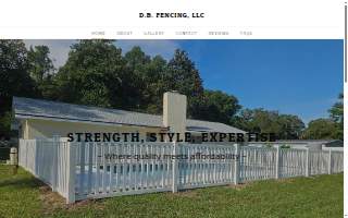 D.B. Fencing, LLC website