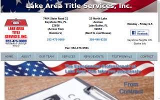 Lake Area Title Services, Inc. website