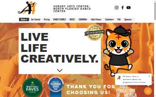 Asbury Arts Center/North FL Dance Ctr. website