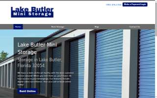 Lake Butler Mini Storage website