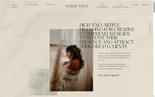 Leslie Vega Design website