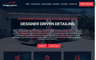 Designer Driven Detailing website