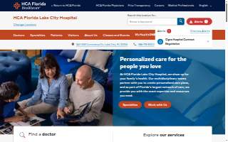HCA Florida Lake City Hospital website