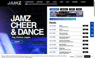 JamZ Entertainment website