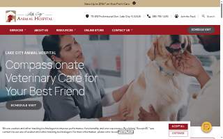 Lake City Animal Hospital: Brady Pratt DVM website