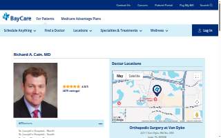 Richard A. Cain, MD website
