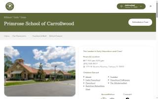 Primrose School of Carrollwood website