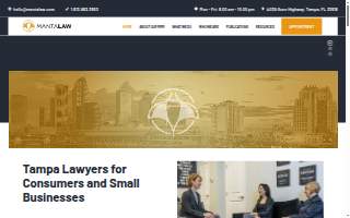 Manta Law website